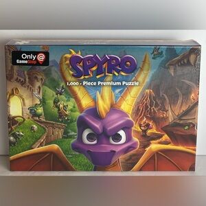 Brand New Spyro 1000 Piece Puzzle Gamestop Exclusive Sealed! USAopoly Reignited